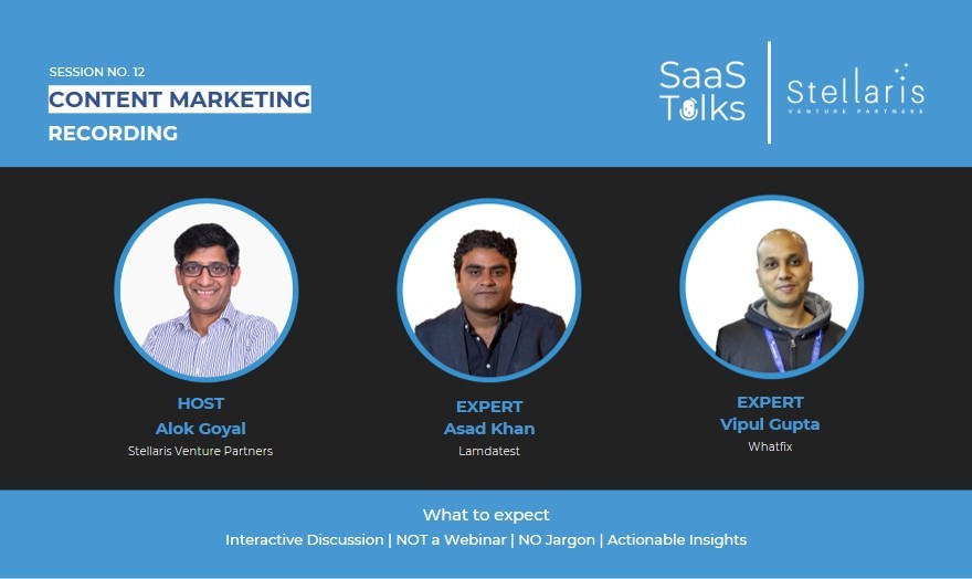 SaaS Talks #12: Content Marketing