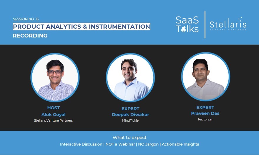 Saas Talk #15: Product Analytics and Instrumentation