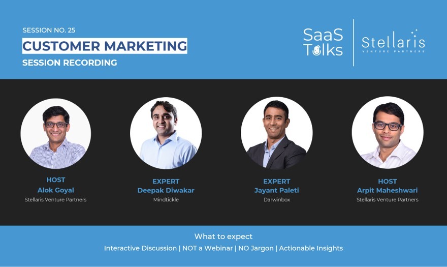 SaaS Talks #25: Customer Marketing