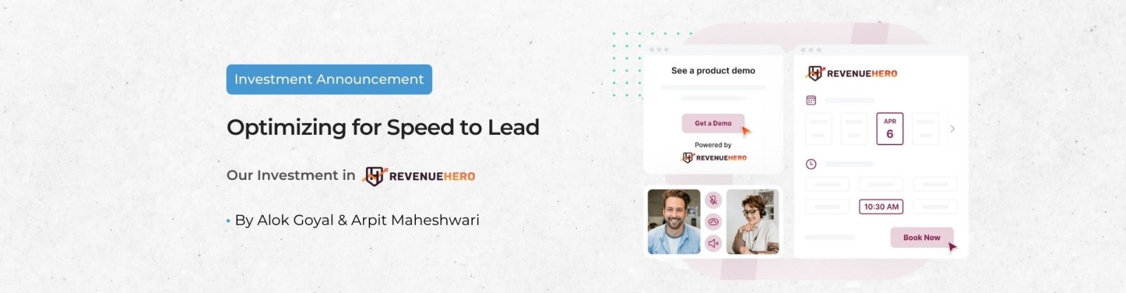Optimizing for speed to lead, why we invested in RevenueHero