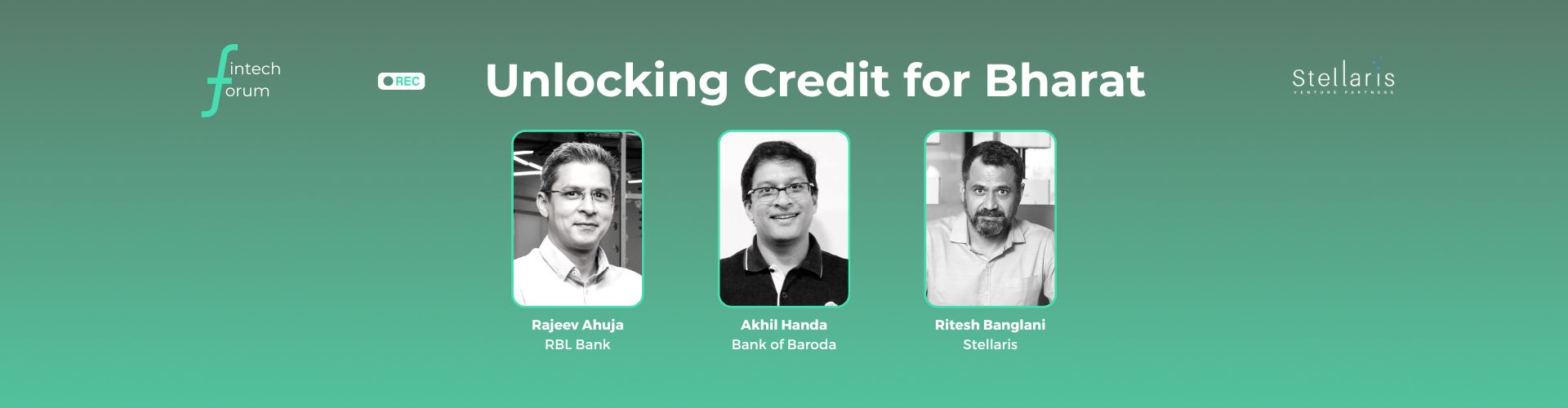 Fintech Forum #5: Unlocking Credit for Bharat